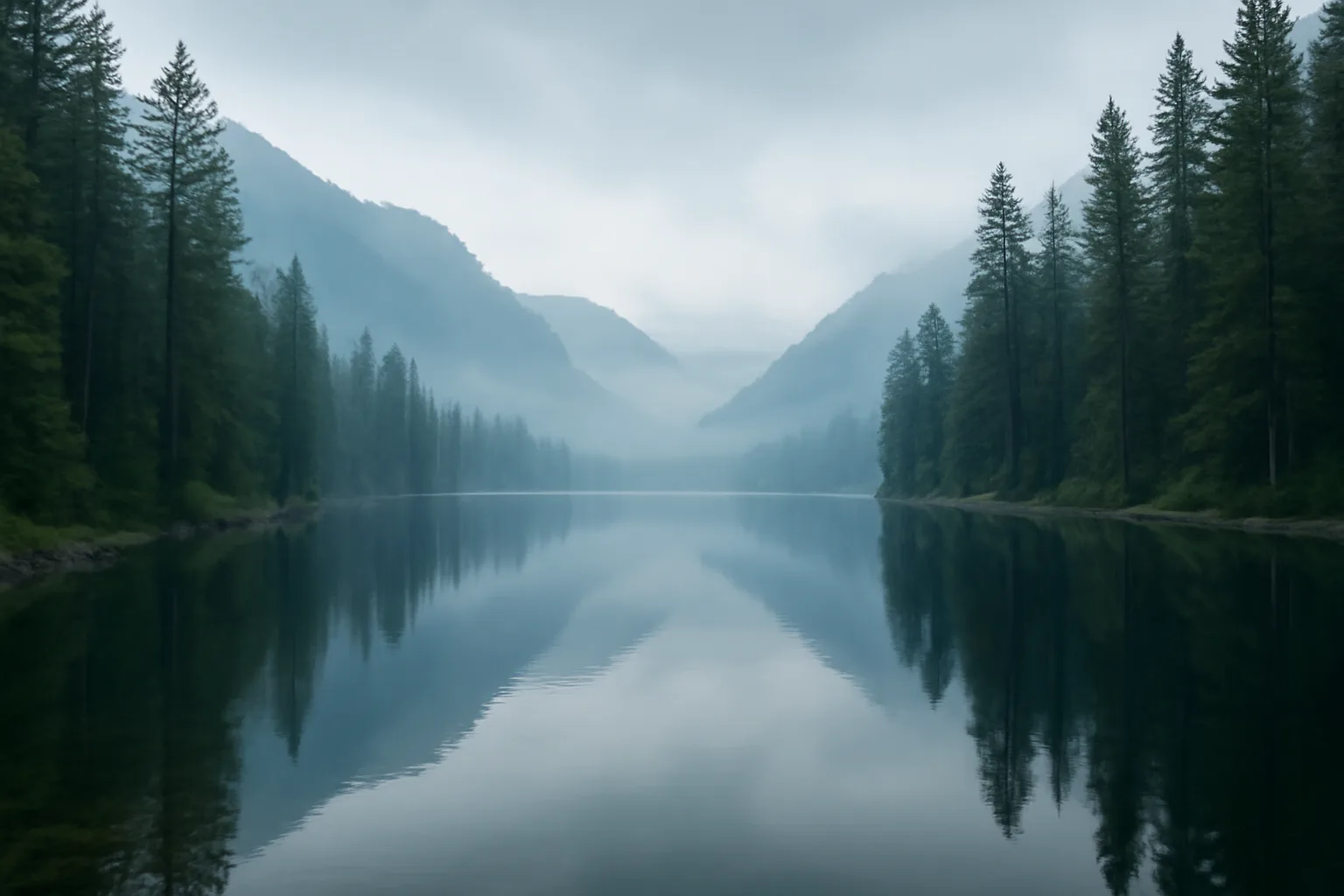 Lac Teletskoie entoure de forets de coniferes dans l'Altai