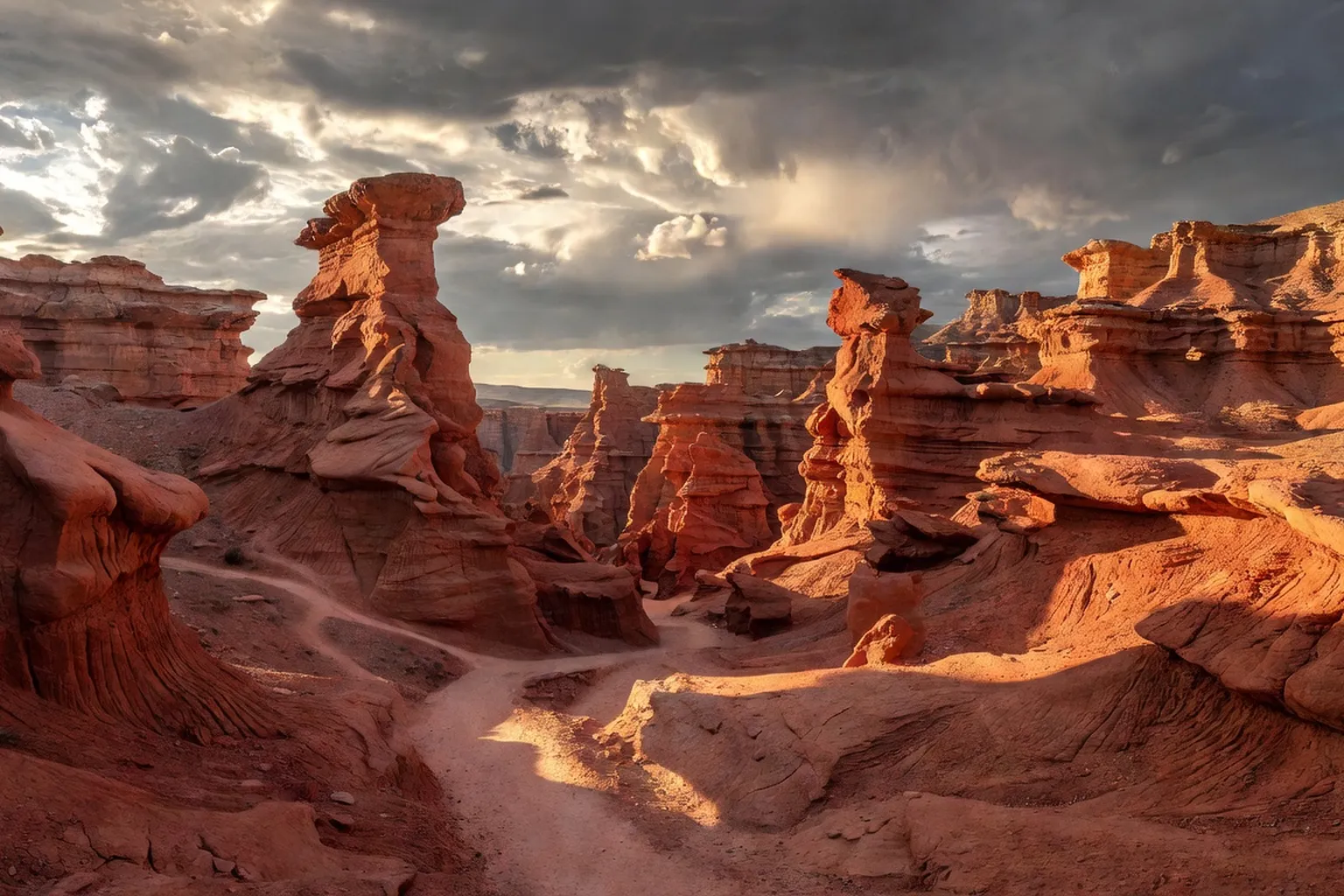 Charyn Canyon Kazakhstan surnomme Vallee des Chateaux