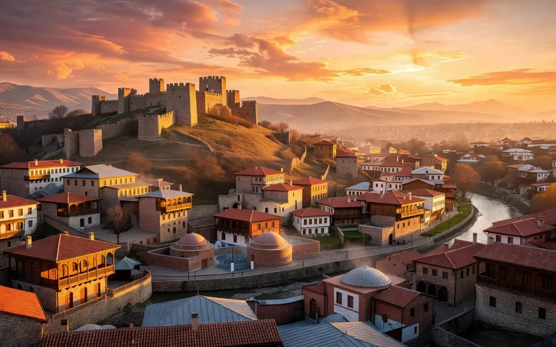 Tbilissi en Georgie, vue panoramique