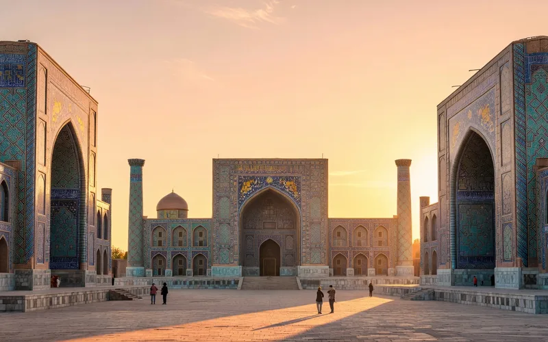 Samarcande en Ouzbekistan, Registan