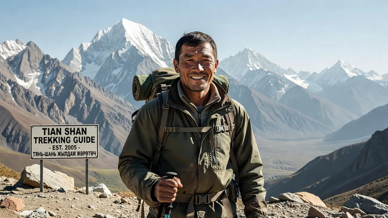 Viktor Djourba, guide de montagne franco-kirghiz, fondateur de Tian Shan Expeditions